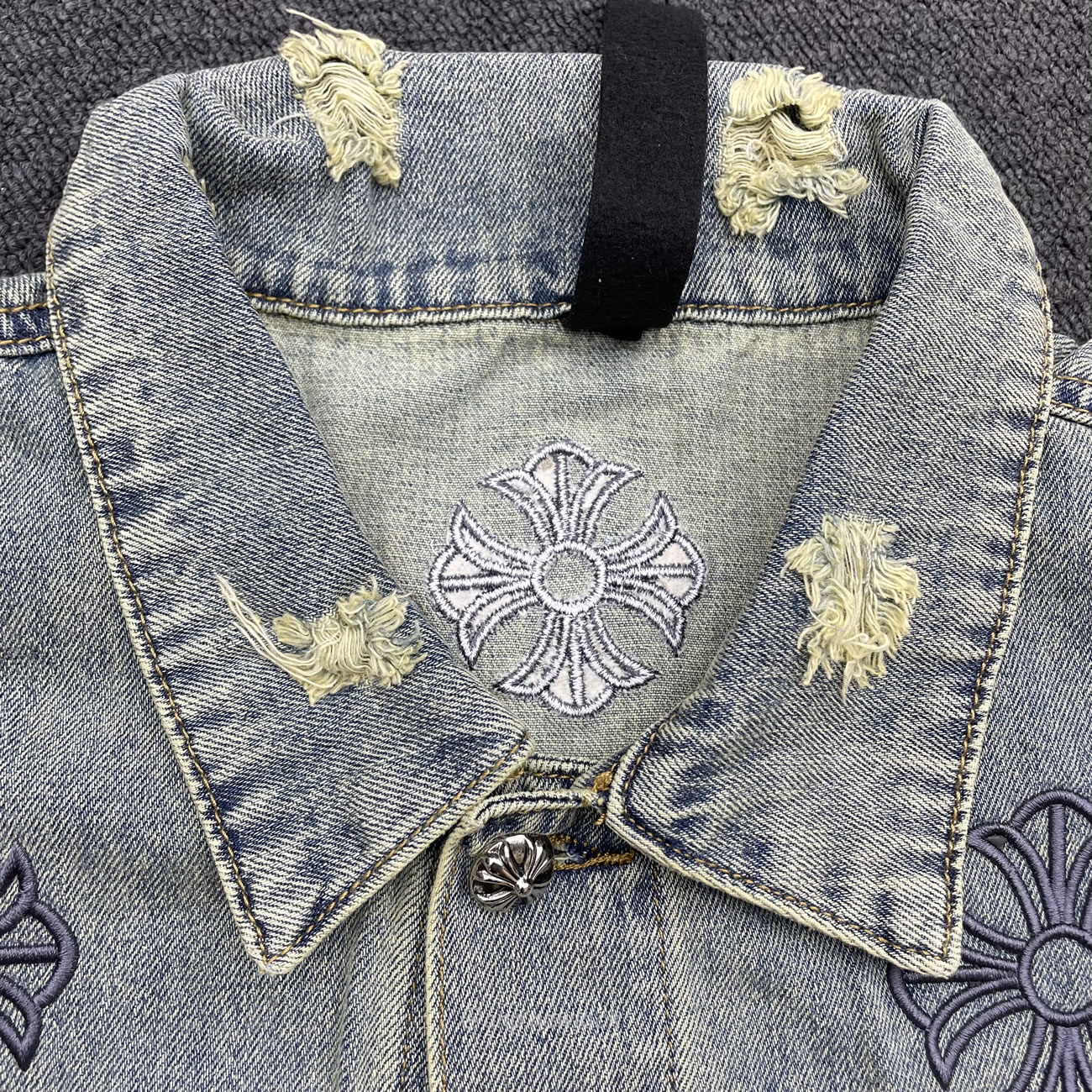 Chrome Hearts Patch Cross Denim (6) - newkick.cc